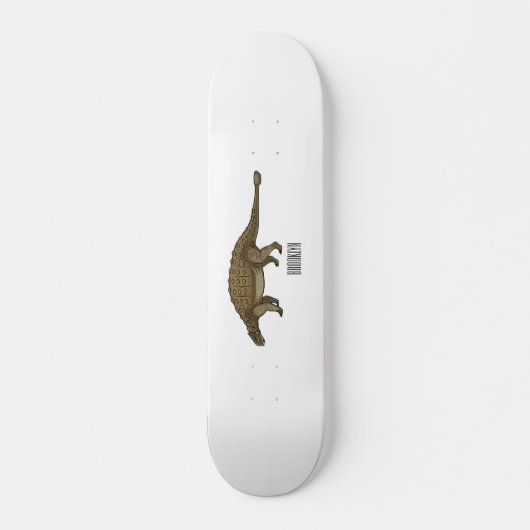 Skateboard Illustration d'Ankylosaurus (Devant)