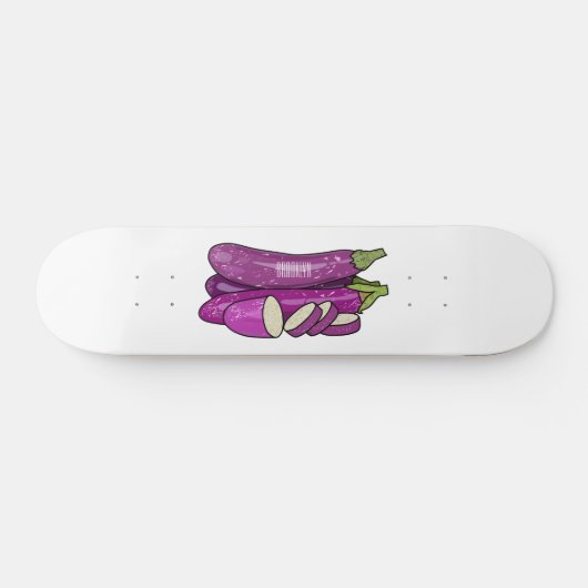 Skateboard Illustration d'aubergine (Horz)