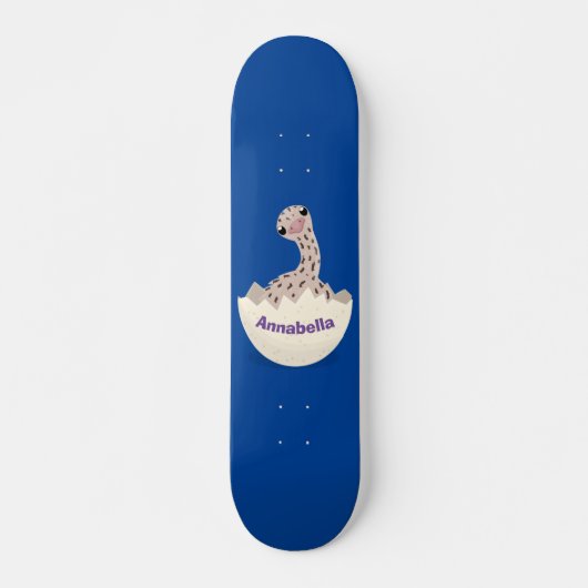 Skateboard Illustration d'autruche pour bébé à couver mignon (Devant)