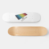 Skateboard Illustration de bande dessinée en Xylophone (Horz)