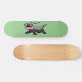 Skateboard Illustration de blaireau au miel affamé (Horz)