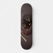 Skateboard Illustration de Brownie au chocolat (Devant)