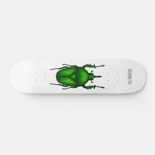 Skateboard Illustration de bug Mecynorhina torquata (Horz)