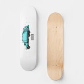 Skateboard Illustration de camion à ordures (Recto)