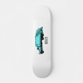 Skateboard Illustration de camion à ordures (Devant)
