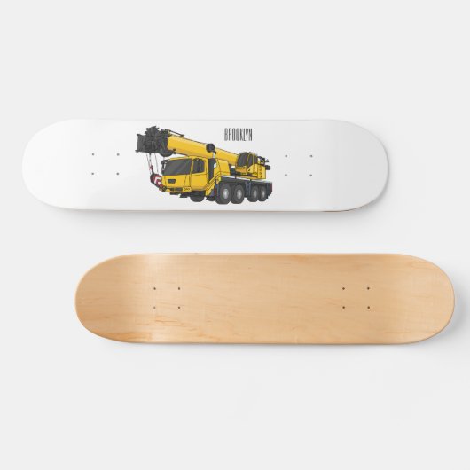 Skateboard Illustration de camion de grue (Horz)