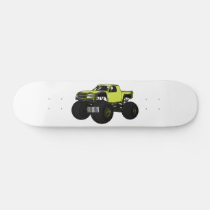 Skateboard Illustration de camion monstre