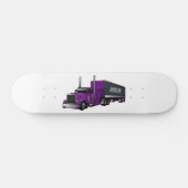 Skateboard Illustration de camion semi-remorque (Horz)