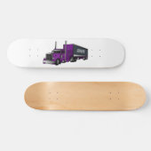 Skateboard Illustration de camion semi-remorque (Horz)