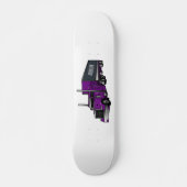 Skateboard Illustration de camion semi-remorque (Devant)