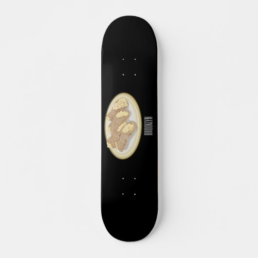 Skateboard Illustration de Cannoli (Devant)