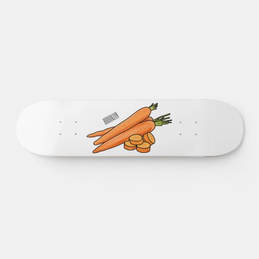 Skateboard Illustration de carotte (Horz)