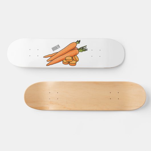Skateboard Illustration de carotte (Horz)
