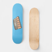 Skateboard Illustration de carton d'oeufs (Recto)