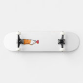 Skateboard Illustration de chat mignon (Horz)