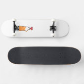 Skateboard Illustration de chat mignon (Horz)