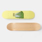 Skateboard Illustration de chou chinois (Horz)
