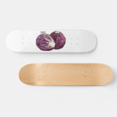 Skateboard Illustration de chou rouge (Horz)