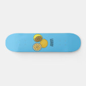 Skateboard Illustration de citron (Horz)