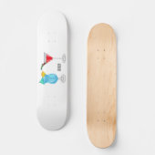 Skateboard Illustration de cocktail (Recto)