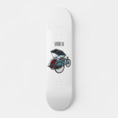 Skateboard Illustration de cyclo-pousse (Devant)
