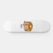 Skateboard Illustration de dessin animé de Pancake (Horz)