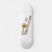 Skateboard Illustration de dessin animé de Trombone (Devant)