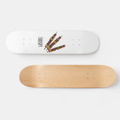 Skateboard Illustration de dessin animé Kebab ou kabob (Horz)