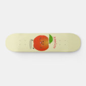 Skateboard Illustration de dessin animé sur la pomme de danse (Horz)