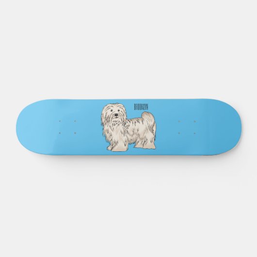 Skateboard Illustration de dessin de chien de Havan (Horz)