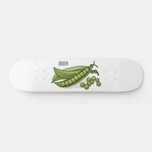 Skateboard Illustration de dessin de pois (Horz)