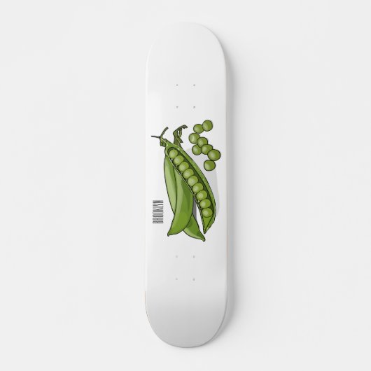 Skateboard Illustration de dessin de pois (Devant)