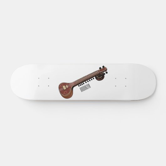 Skateboard Illustration de dessin de Sitar (Horz)