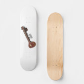 Skateboard Illustration de dessin de Sitar (Recto)