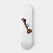 Skateboard Illustration de dessin de Sitar (Devant)