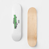 Skateboard Illustration de dessin de voiture classique 1959 (Recto)