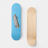 Skateboard Illustration de dessin d'Harmonica (Recto)