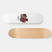 Skateboard Illustration de dessin sur la betterave (Horz)