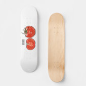 Skateboard Illustration de dessin sur la tomate (Recto)