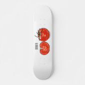 Skateboard Illustration de dessin sur la tomate (Devant)