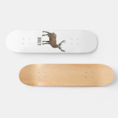 Skateboard Illustration de dessin sur le cerf (Horz)