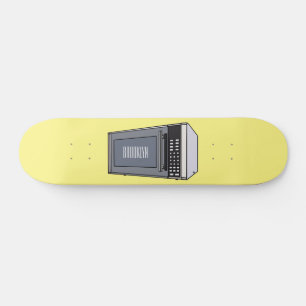 Skateboard Illustration de dessin sur micro-ondes