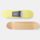 Skateboard Illustration de dessin sur micro-ondes (Horz)