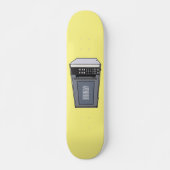 Skateboard Illustration de dessin sur micro-ondes (Devant)