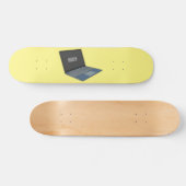 Skateboard Illustration de dessin sur ordinateur portable (Horz)