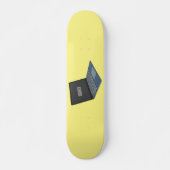 Skateboard Illustration de dessin sur ordinateur portable (Devant)