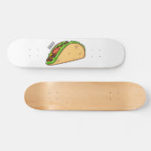 Skateboard Illustration de dessin sur Taco (Horz)