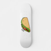 Skateboard Illustration de dessin sur Taco (Devant)