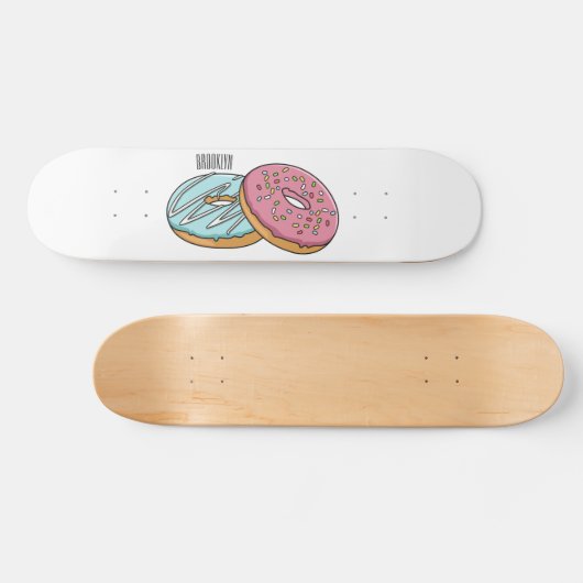 Skateboard Illustration de Donut (Horz)