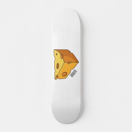 Skateboard Illustration de fromage (Devant)